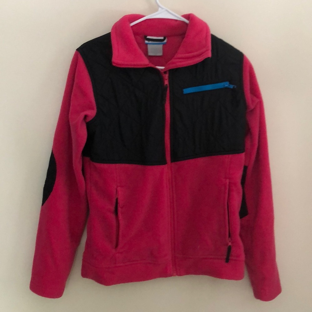 Pink and black Columbia jacket